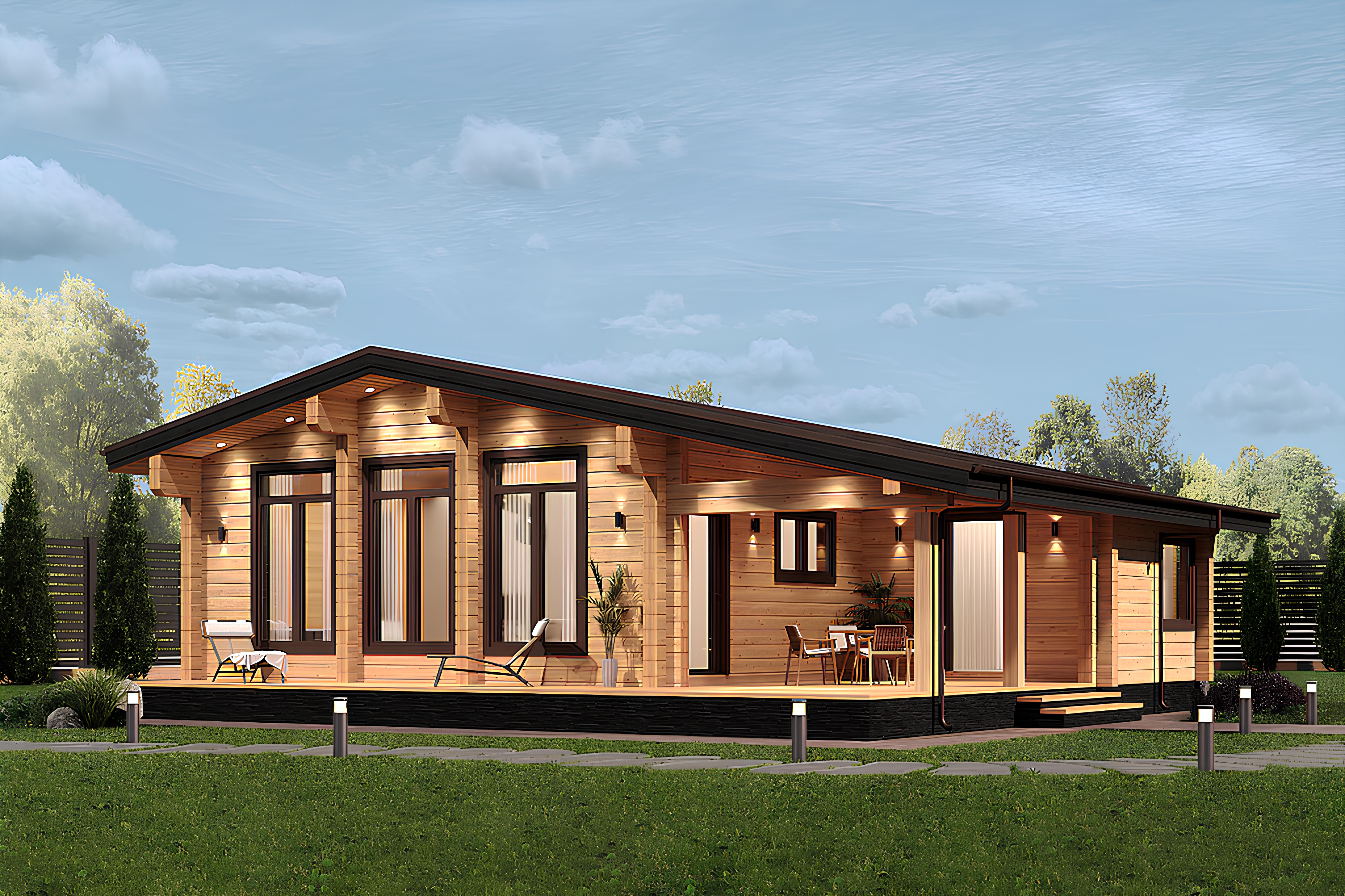 Дом из профилированного бруса VZ-477